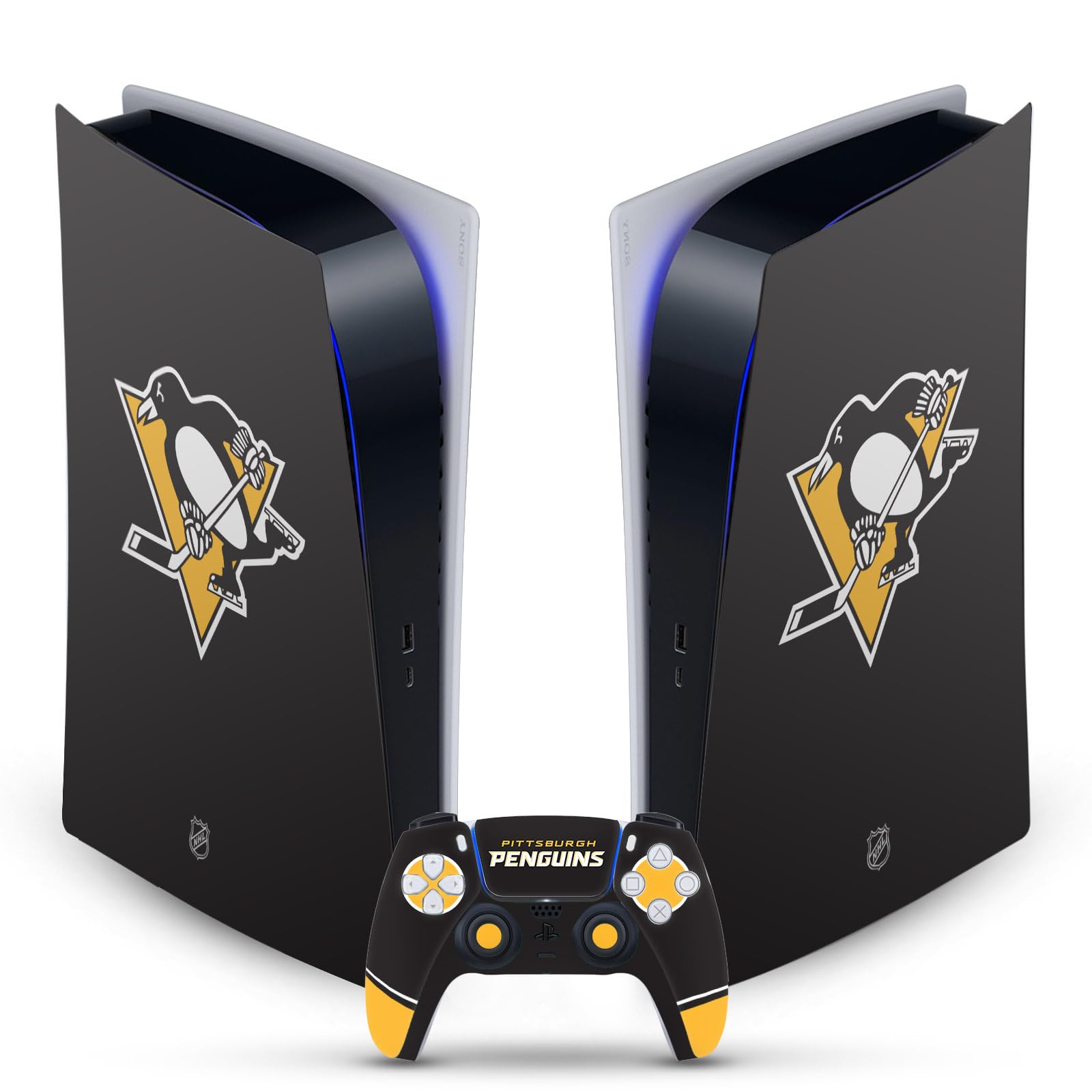Skin PS5 Digital NHL Pittsburgh Penguins autocollant vinyle pour console et manette - 8