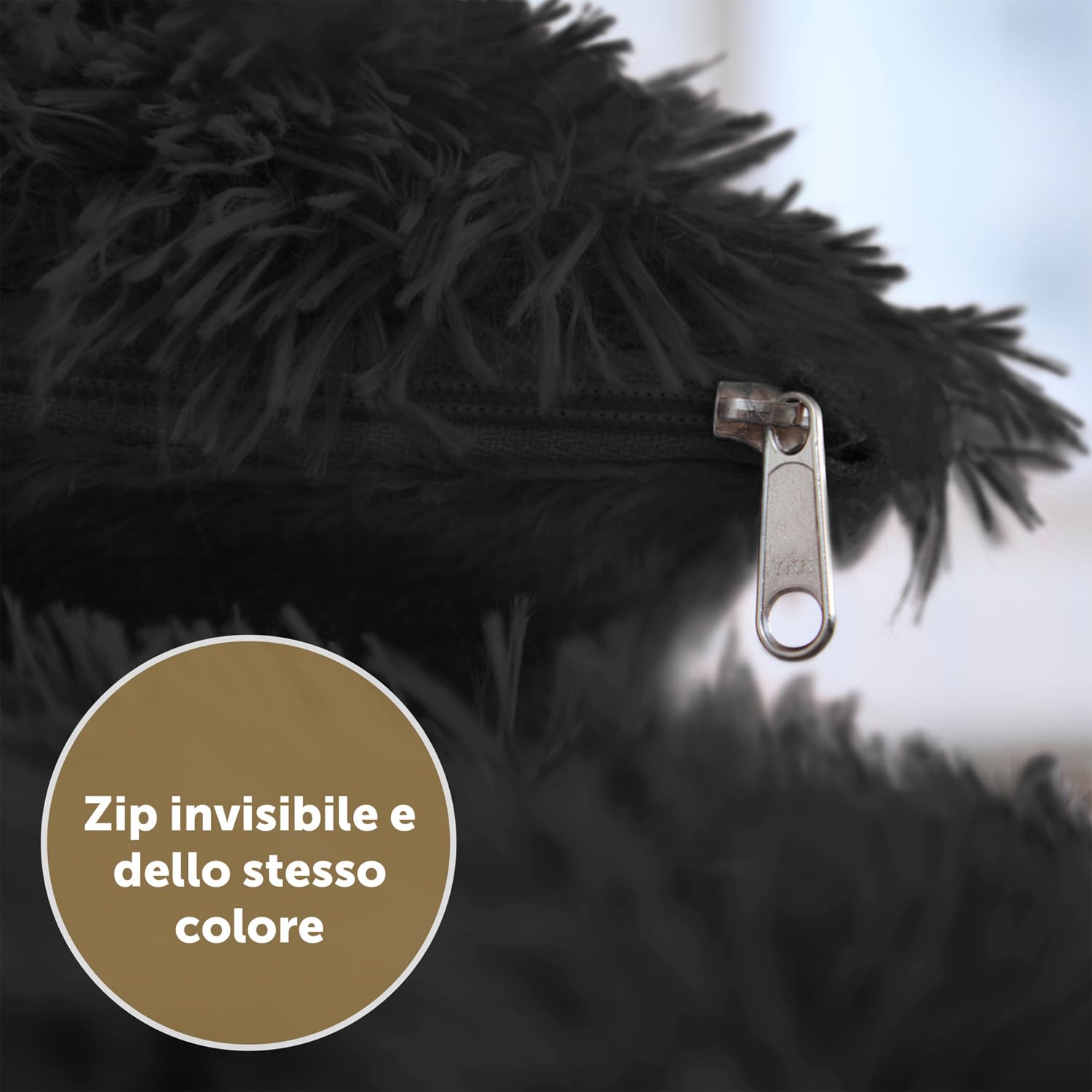 Blumtal Federa Cuscino Pelosa, 2 Pezzi, Copri Cuscino Peloso, Federa Peluche, 45 x 45cm