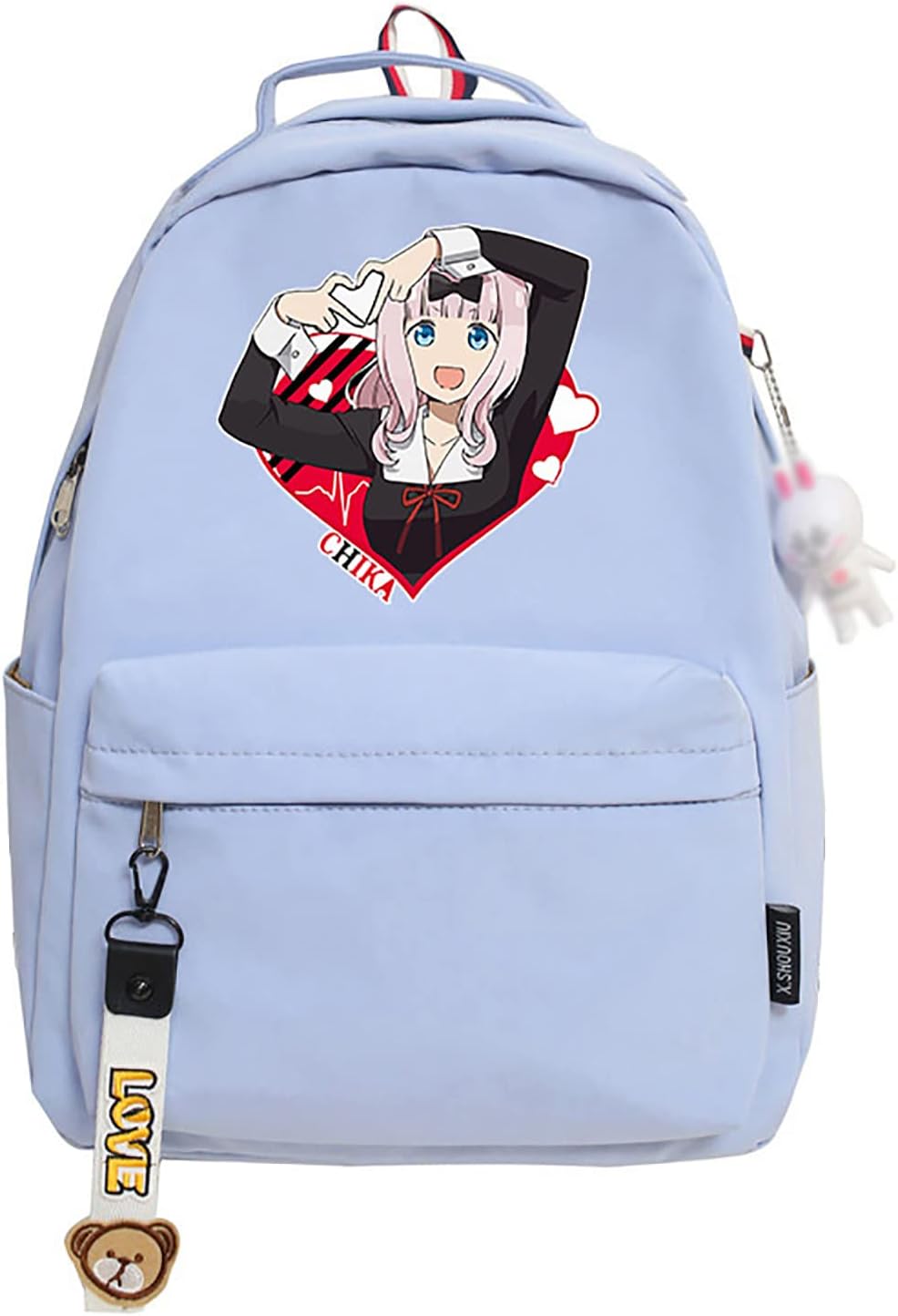 Kaguya-sama Love Is War Rucksack – 32x38 Cm, Kordelzug, Polyester, Anime-Druck, Für Schule & Sport