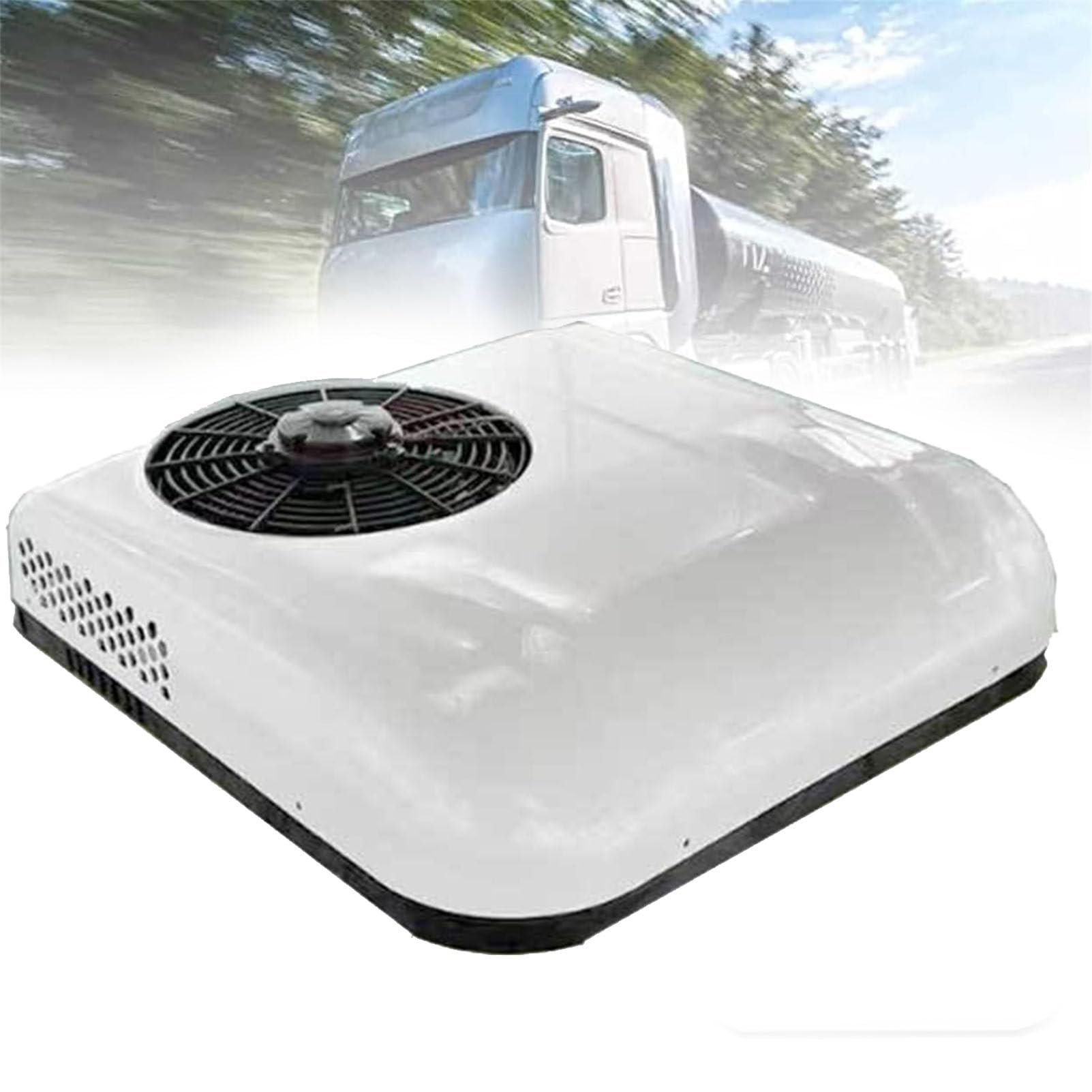 Klimatyzator dachowy 12 V / 24 V,klimatyzator kempingowy RV Fajny elektryczny klimatyzator dachowy do samochodów RV/ciężarówek/półciężarówek/przyczep łodziowych(12V)