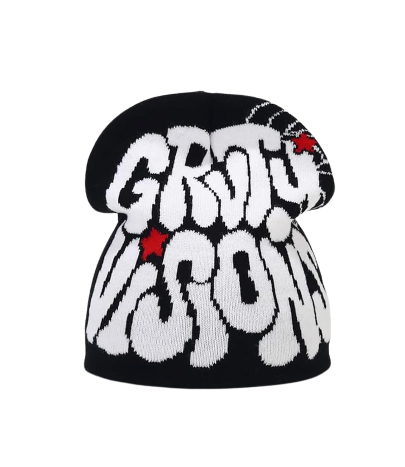 Printed Beanie Hat, Beanies Y2K Winter Hats Streetwear Skull Cap Double-Layer Knitted Beanies Warm Knit Beanie, Hip Hop Streetwear Clothing Printed Beanie Hat, Beanies Y2K Winter Hats Streetwear Skull Cap Double-Layer Knitted Beanies Warm Knit Beanie, Hip Hop Streetwear Clothing