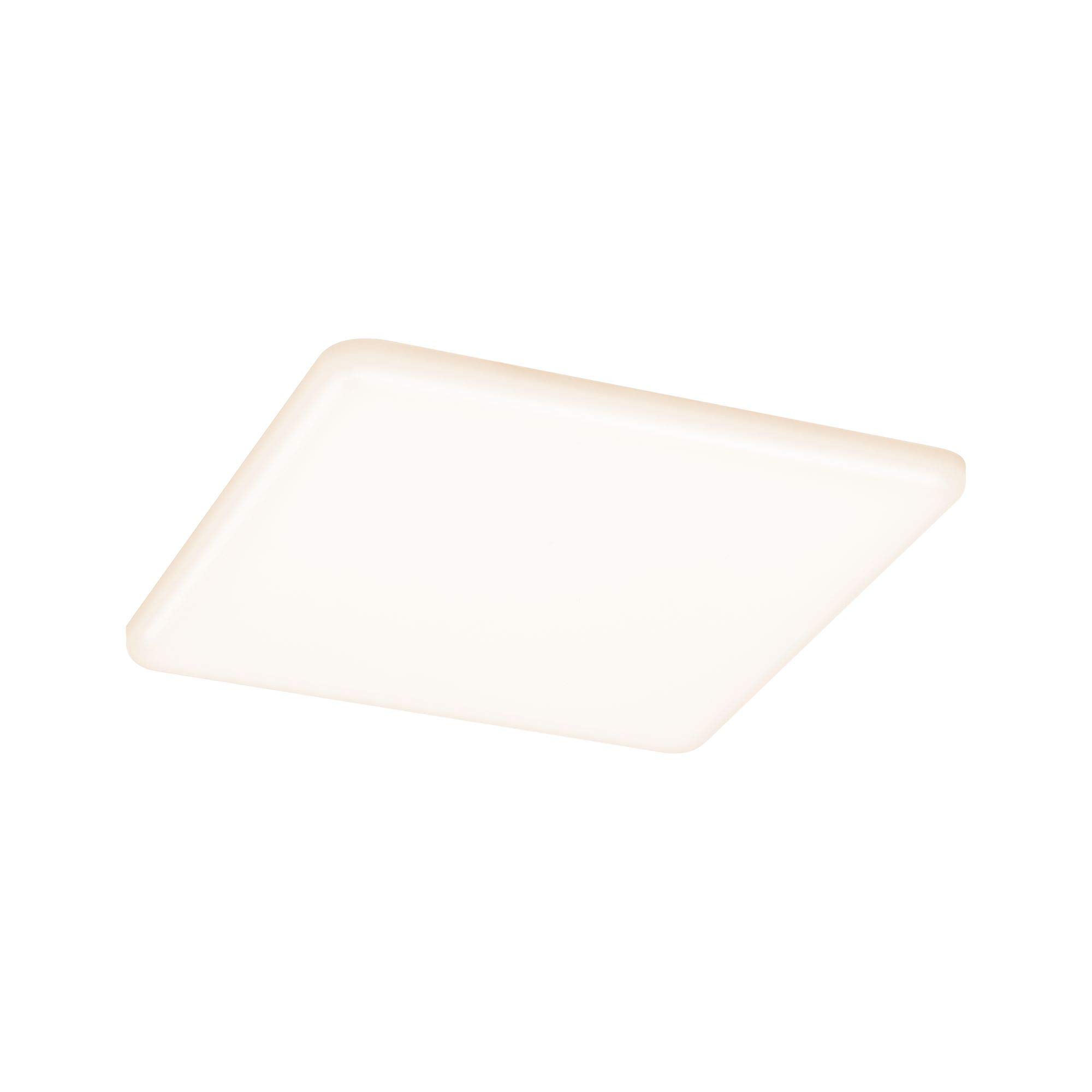Paulmann 95379 panel LED, oprawa wpuszczana Veluna VariFit, IP44 White Switch 185x185mm czworok., w kompl. oprawa sufit.1x14 W przezr.tw.szt.3000 K