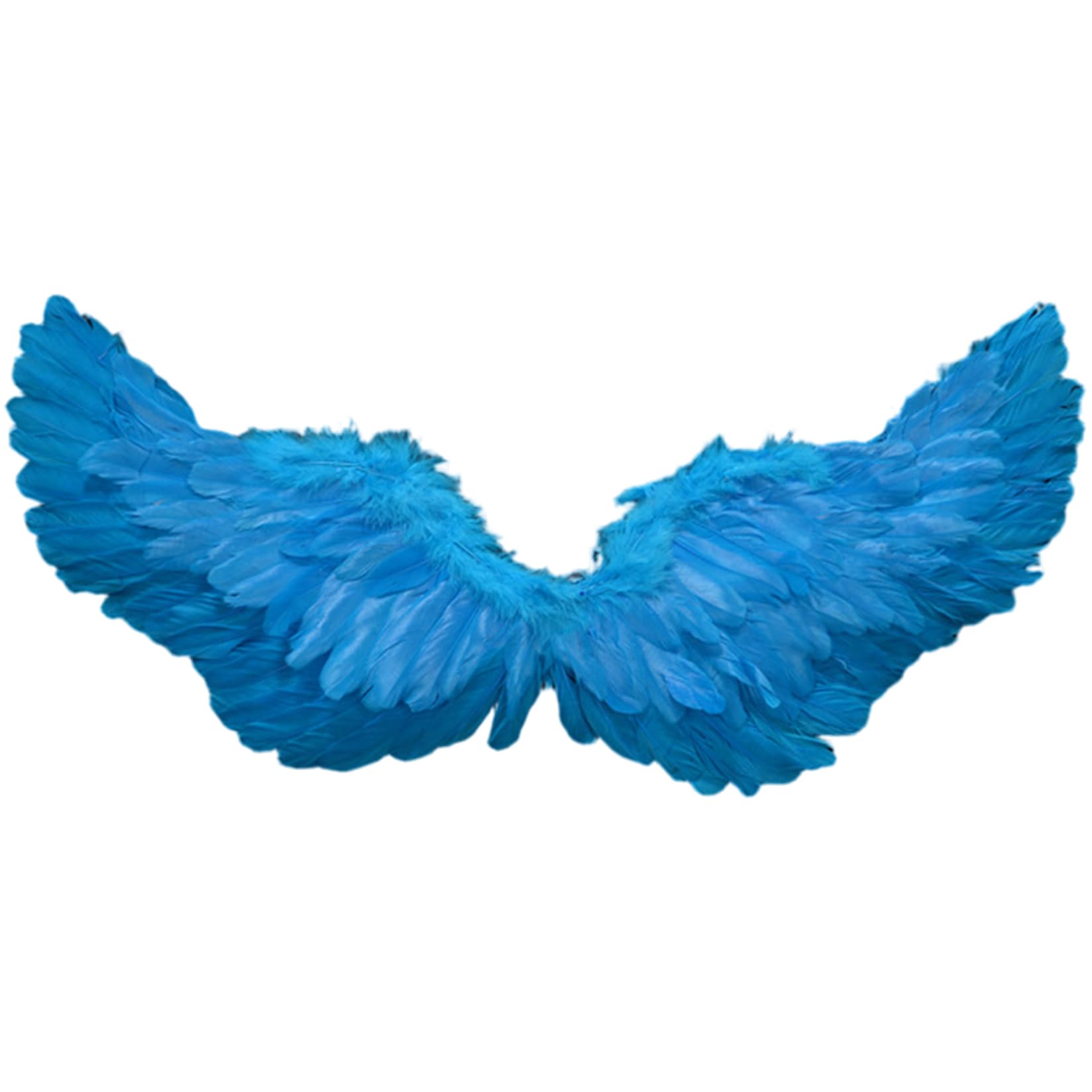Joygoodta Feathers Wing, Feathers Wing with Elastic Straps Creative Lightweight Cosplay for Theme Parties Photography Supplies, Blue