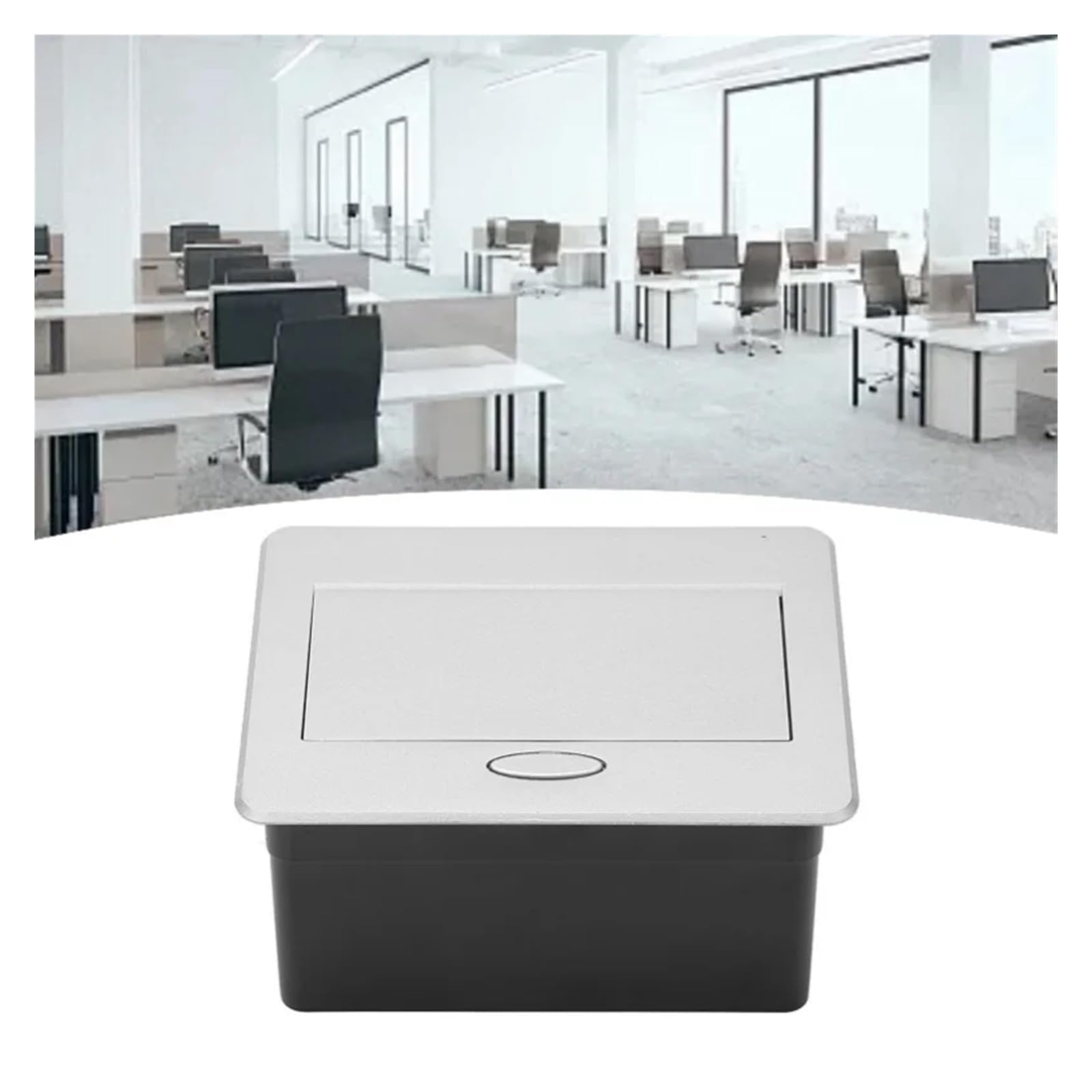 Prise de bureau, multiprise dissimulée, boîte connexion Table, 2 prises