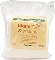 Vista 11 de The Warm Company - Guata de Algodón Cálido y Natural para Edredón – Tamaño Artesanal 34" x 45" – Guata Premium para Edredón y Manualidades