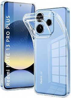 URUCHI Crystal Şeffaf Kılıf Redmi Note 13 Pro Plus için, [Sararma Önleyici] [Kam