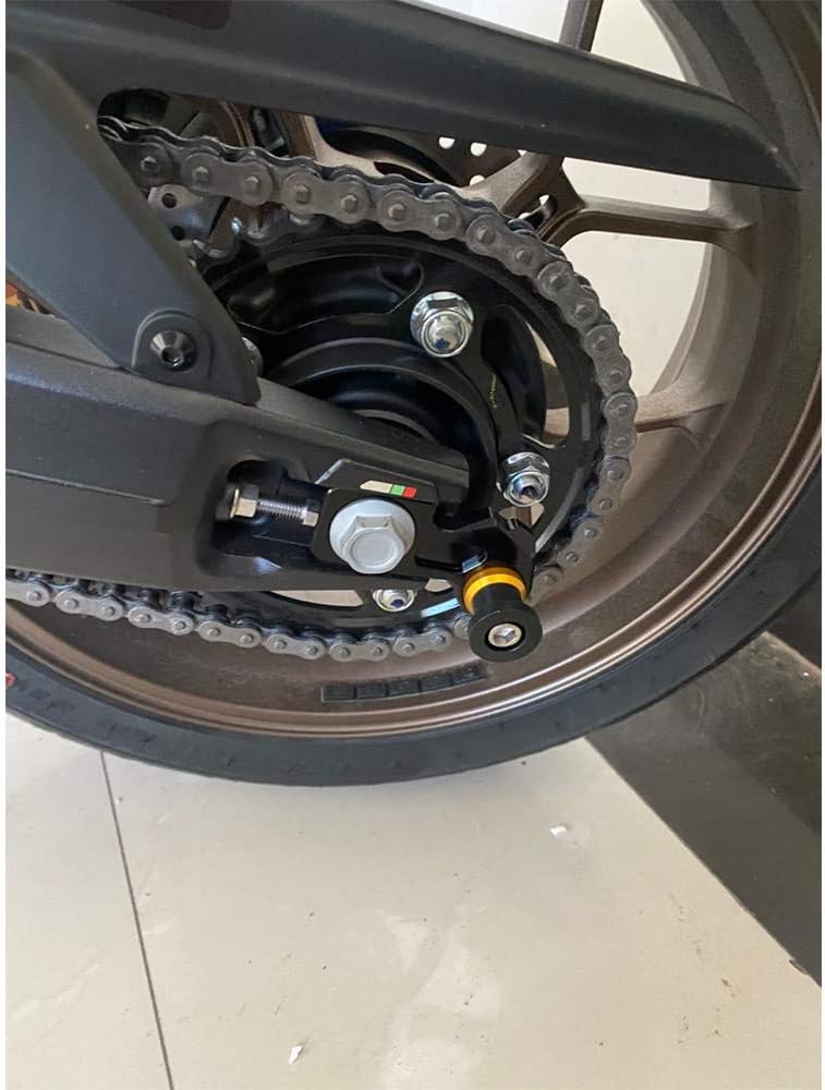 Motorcycle Swingarm Stand Spool Slider Bobbin Pair Bike Armrests Compatible with Honda CB650R CB650F CBR650R 2019-2022 (Gold)