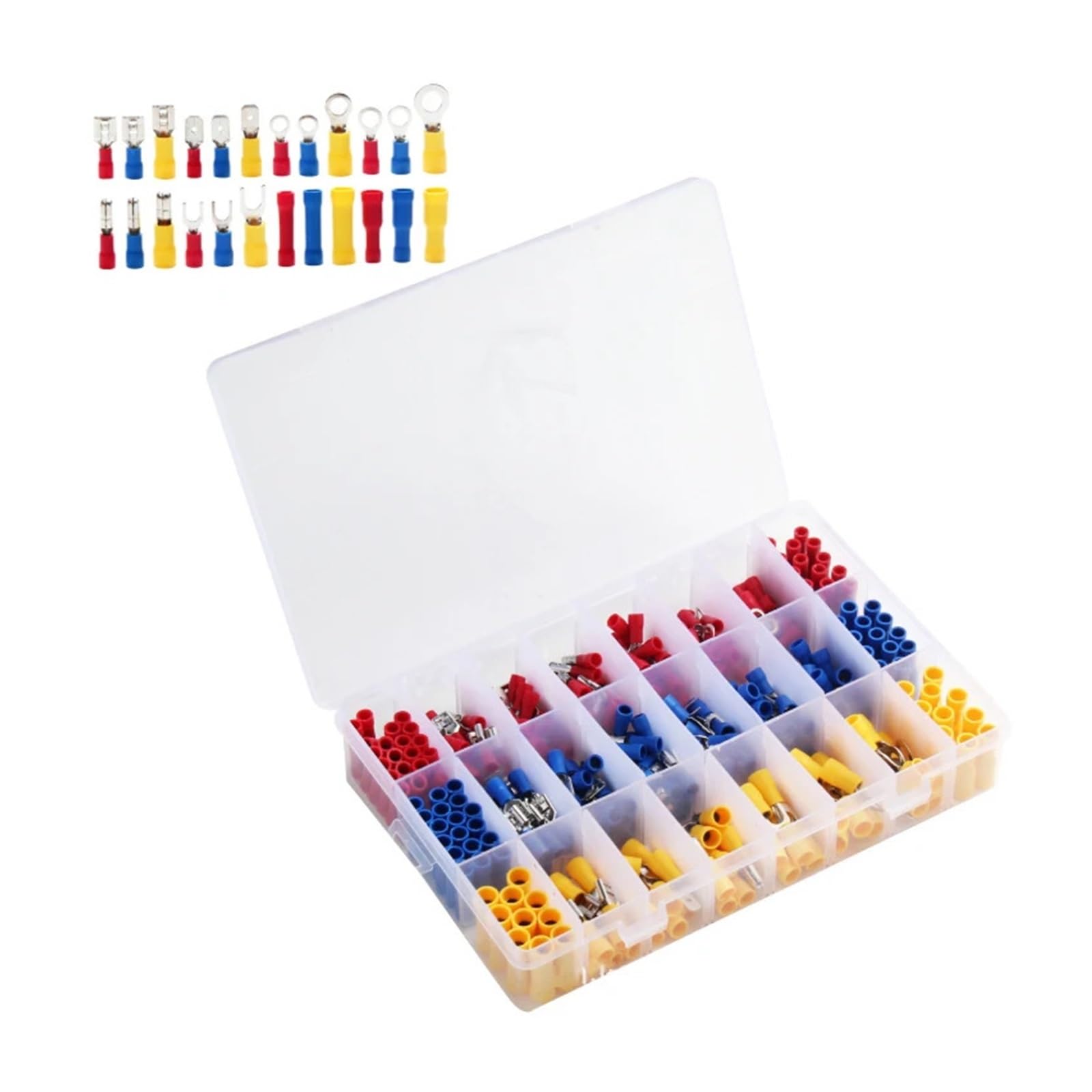 LTRAJUYNH 400pcs cold pressed terminal set 30 terminal box cold pressed terminal combination