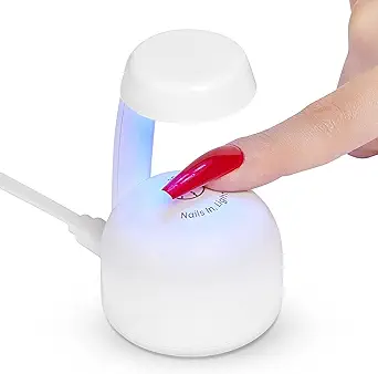 Beetles Mini Nail LED Lamp, Innovative Gel Nail Lamp with Smart Sensor for Easy and Fast Nal Extension System, Manicure UV...