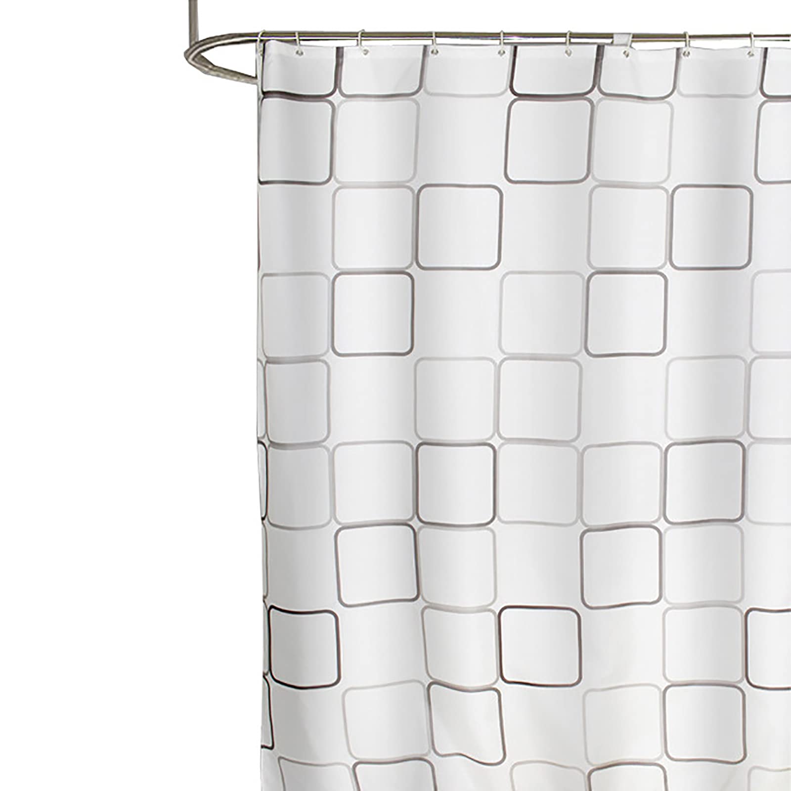 Rideau de douche imperméable anti-collant 180x220cm pour éviter fuites