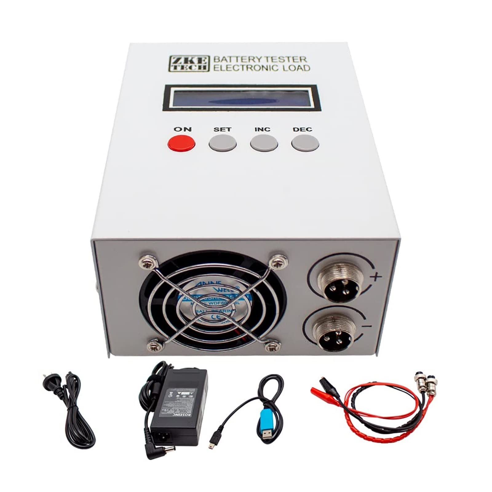 Solarregler, EBC-A20 Batterietester 30 V 20 A 85 W Lithium-Blei-Säure-Batterien Kapazitätstest 5 A Ladung 20 A Entladung Unterstützung PC-Steuerungstool(Simple configuration)