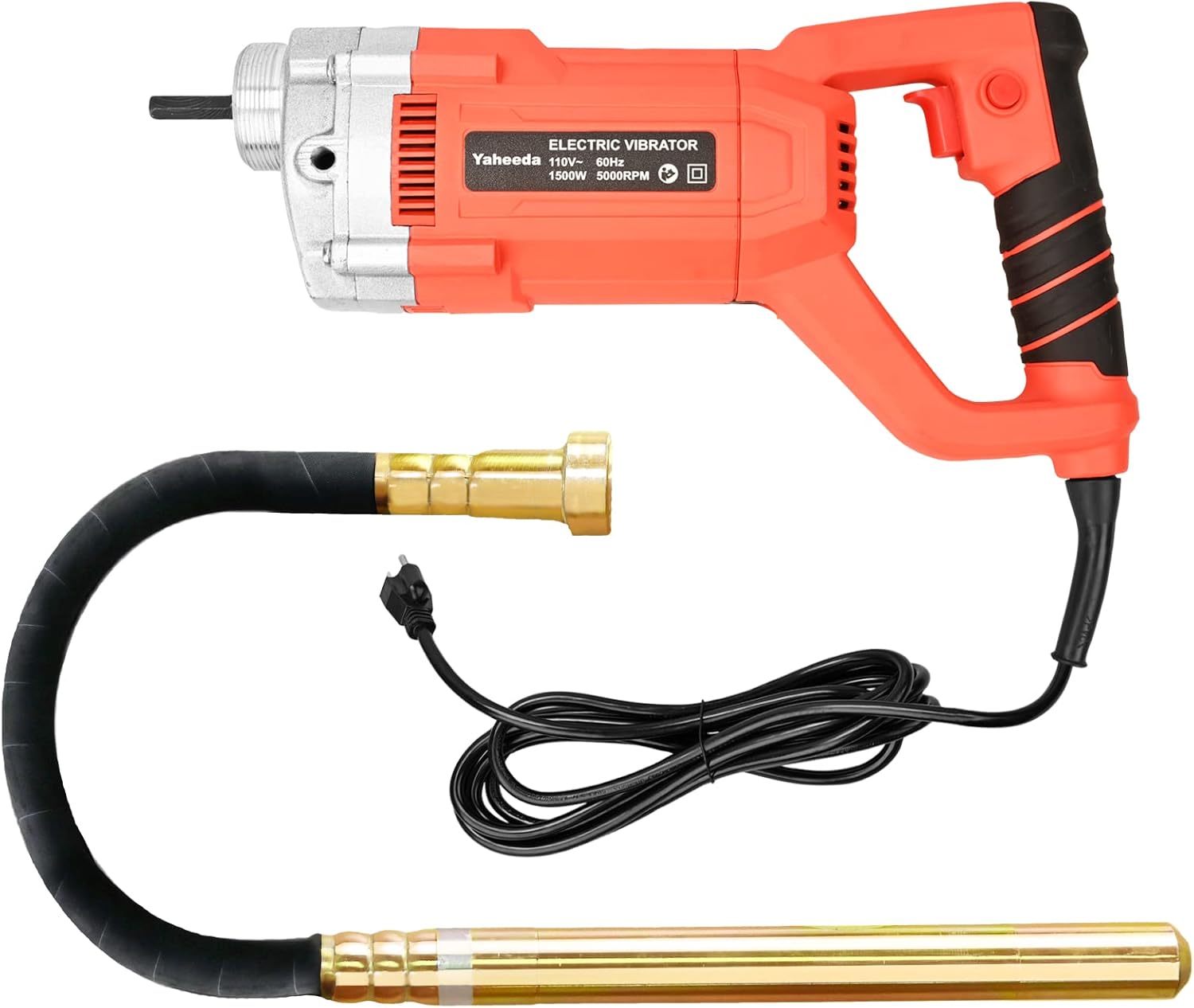 Buy Yaheeda Electric Concrete Vibrator,1500W 110V with 6.6 FT2M Shaft