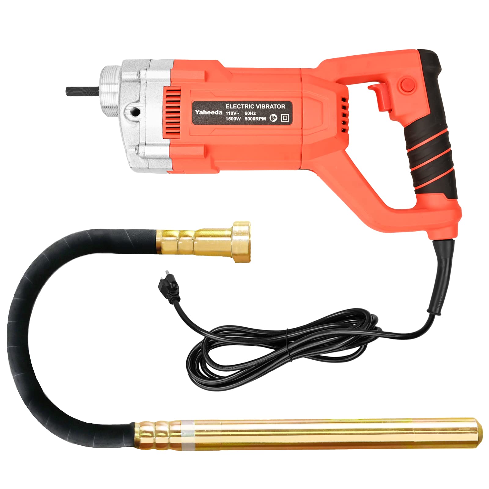 Photo 1 of **USED** Yaheeda Electric Concrete Vibrator,1500W 110V with 6.6 FT/2M Shaft Rod Concrete Tools,4200rpm 