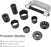 Vista 3 de Prensa de Rótula y Herramientas de Extracción de Juntas en U Herramienta de Servicio de Rótula Resistente con Adaptadores de Tracción en las 4