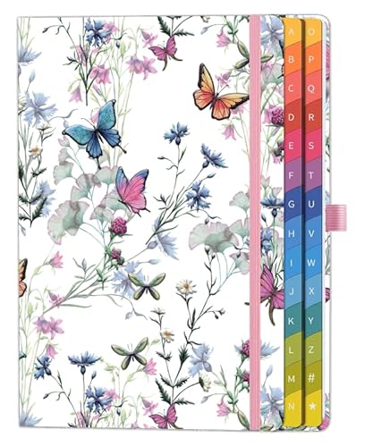 Password Book with Colorful Alphabetical Tabs (5.7