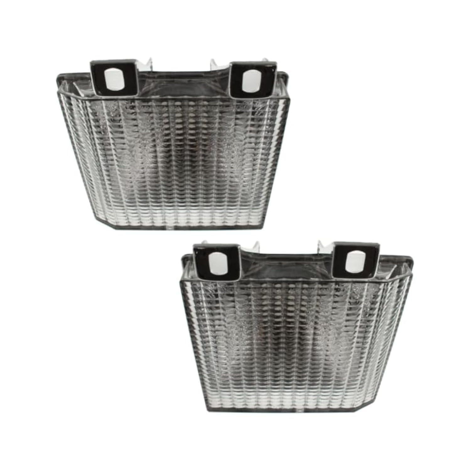 Carlights360 Fits 1983-1988 Chevrolet Blazer Pair Park/Signal Lights Driver and Passenger Side Unitw/Quad headlamps GM2520110 GM2521110 - Replaces 918045 918046