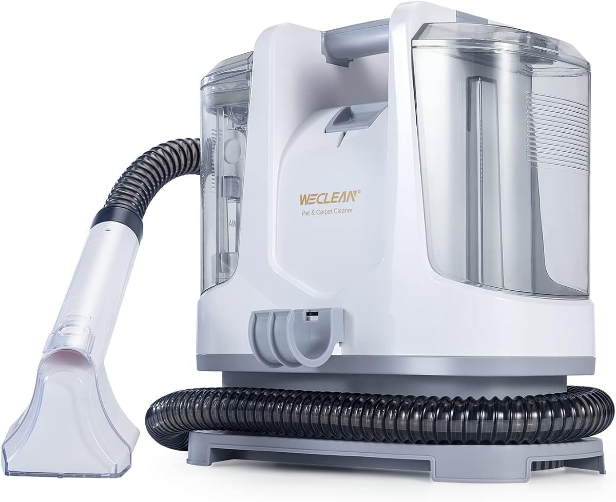 WECLEAN C2 Waschsauger Teppichreiniger,nasssauger polsterreiniger, Innenreinigungsmaschine，Entwickelt für Familien mit Haustieren Polsterreiniger Gerät