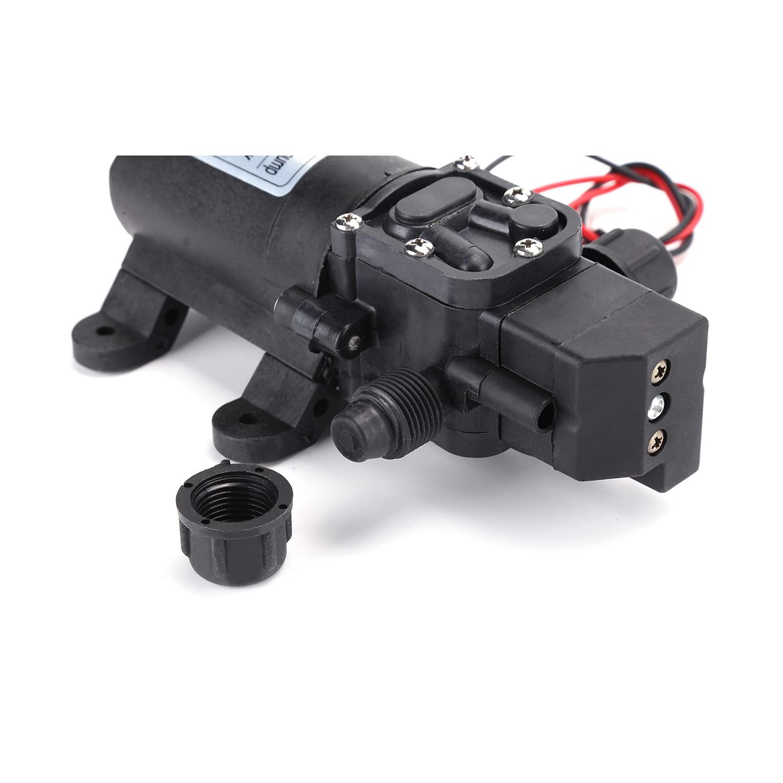 Bomba de Agua de Alta Presión,DC Bomba de Agua de Diafragma de 12V 116Psi,Bomba Pulverizadora Autocebante para Caravana,Barco,RV,Jardín