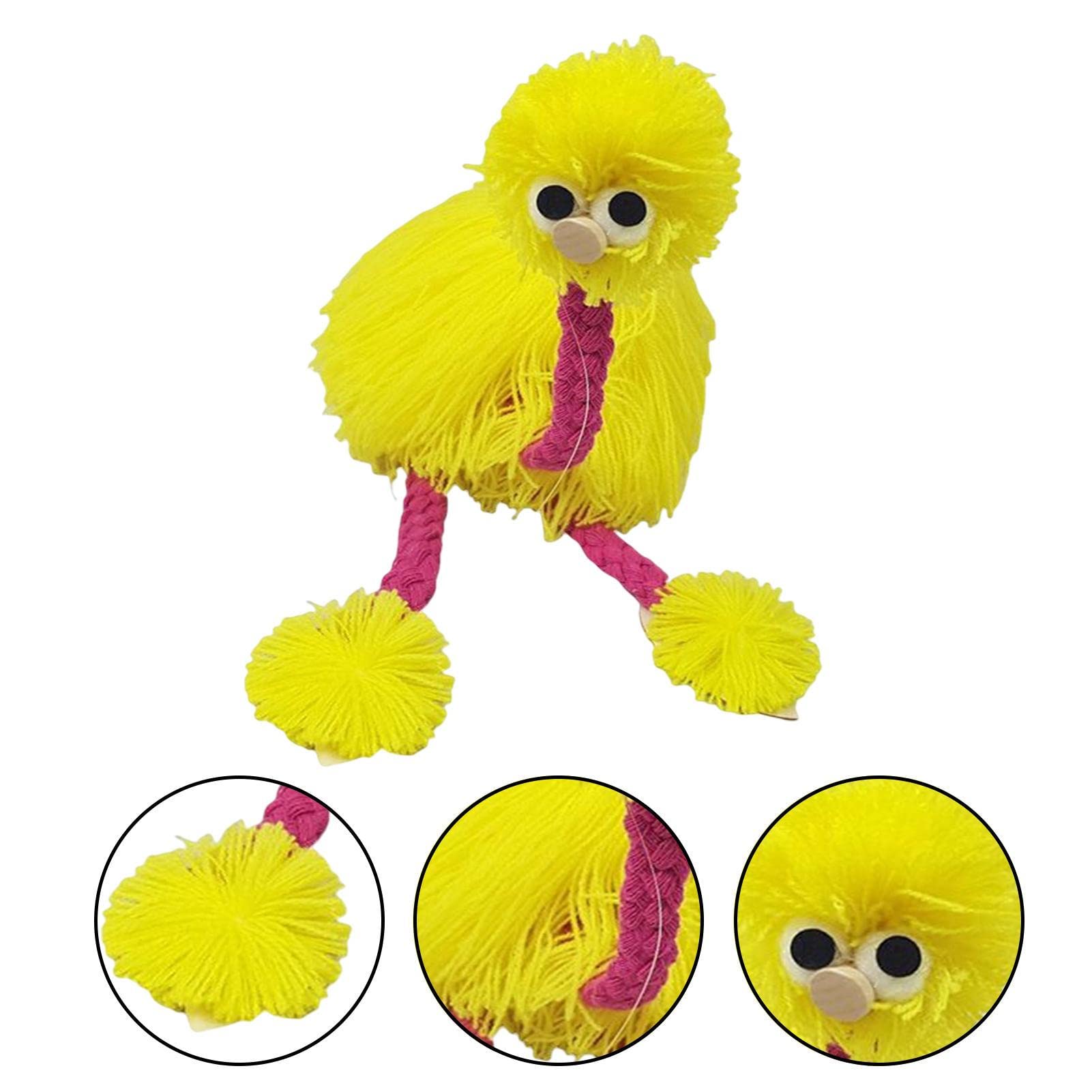 Marionette Strauß,Saitenpuppen für Kinder - Kinderpuppenspielzeug mit realistischen Gesichtsausdrücken Kinderlernspielzeug Marionetten