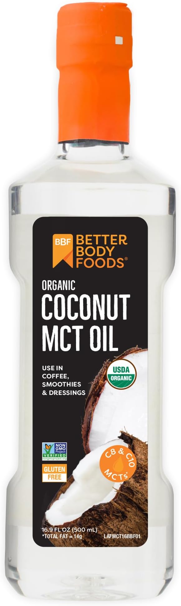 Organic Coconut 100% MCT Oil, 16.9 oz., 127995
