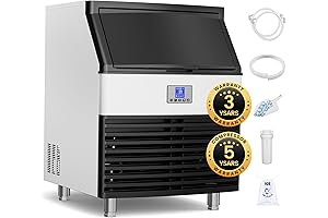 Commercial Ice Maker: 320 Lbs of Ice per 24 Hours