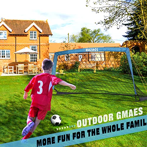 Hazacl Kid Soccer Goal For Backyard 9X5Ft Portable Soccer Net For Backyard Large Pop Up Soccer Goal Net With Carry Bag For Indoor Or Outdoor #TOP6