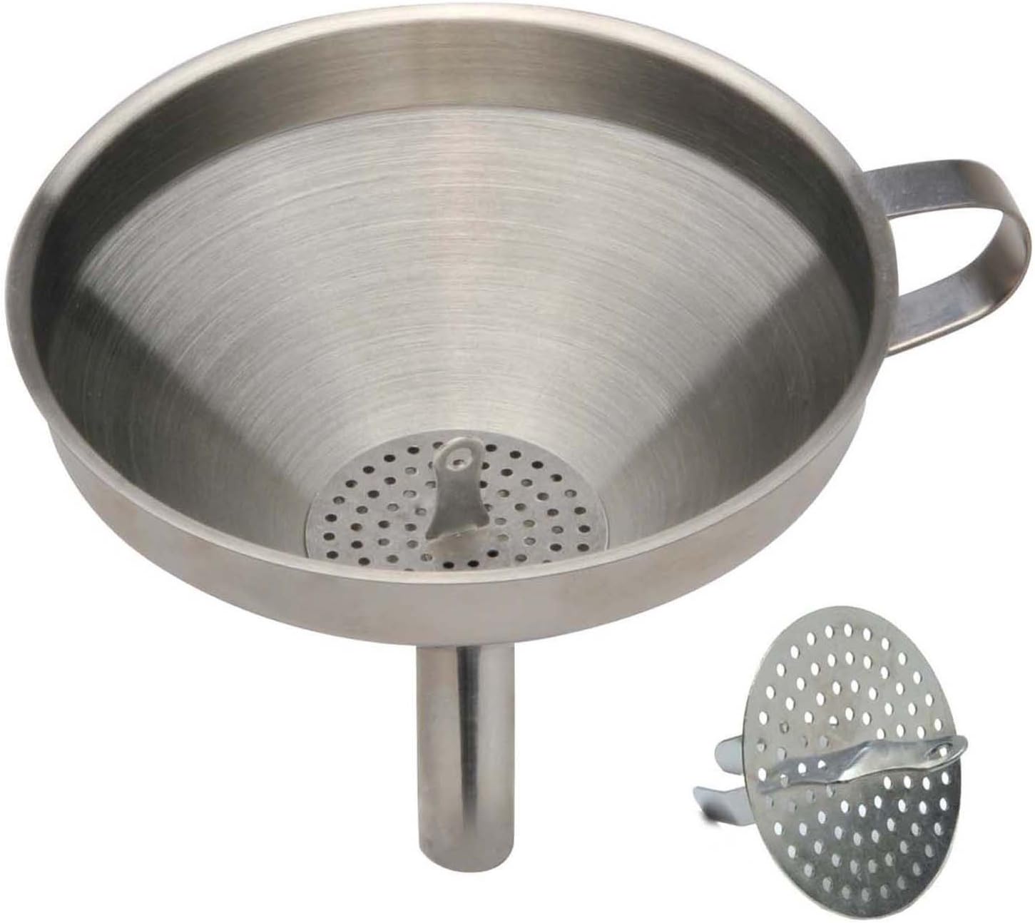 Funnel with Strainer 18/10 Stainless Steel