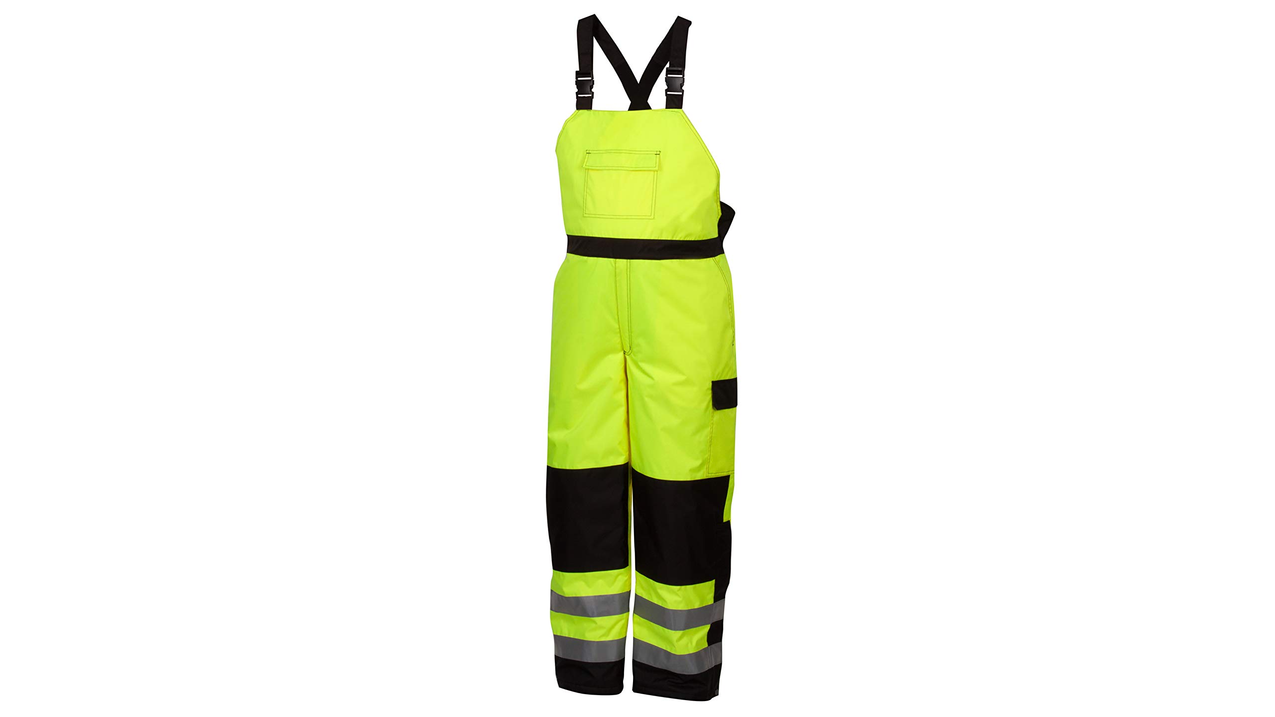 Pyramex RWB4610X2 RWB46 Series- Pants H-Vis Winter Bib Pants in Lime- 2XL
