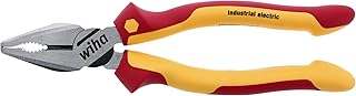 Wiha 32930 8-Inch Insulated Industrial Combo Pliers with Cutters