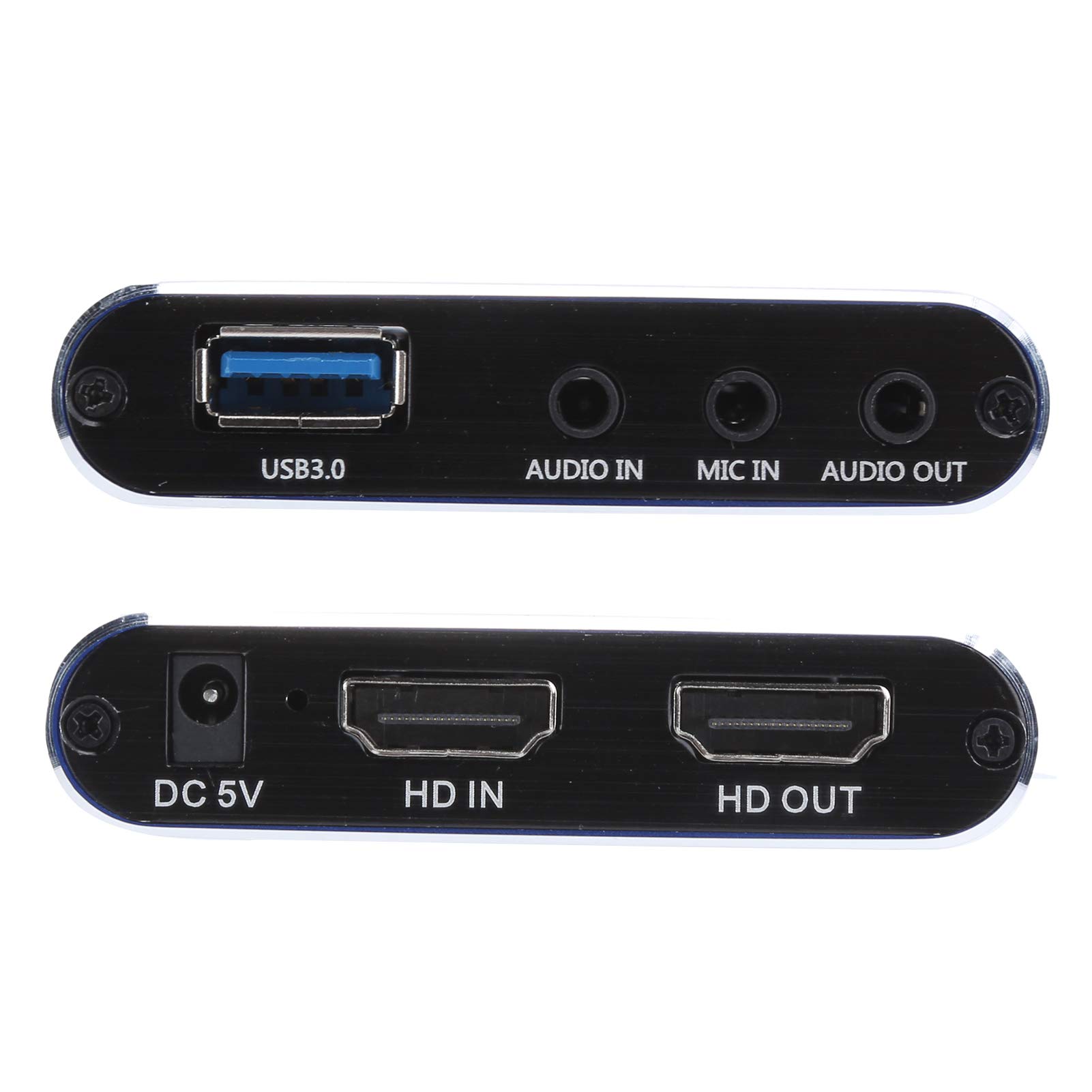 Scatola per Streaming Live per Registrazione di Giochi, Scheda di Acquisizione USB 3.0 Compatta per Streaming di Alta qualità, Attrezzatura per Registrazione Video 4K 60FPS