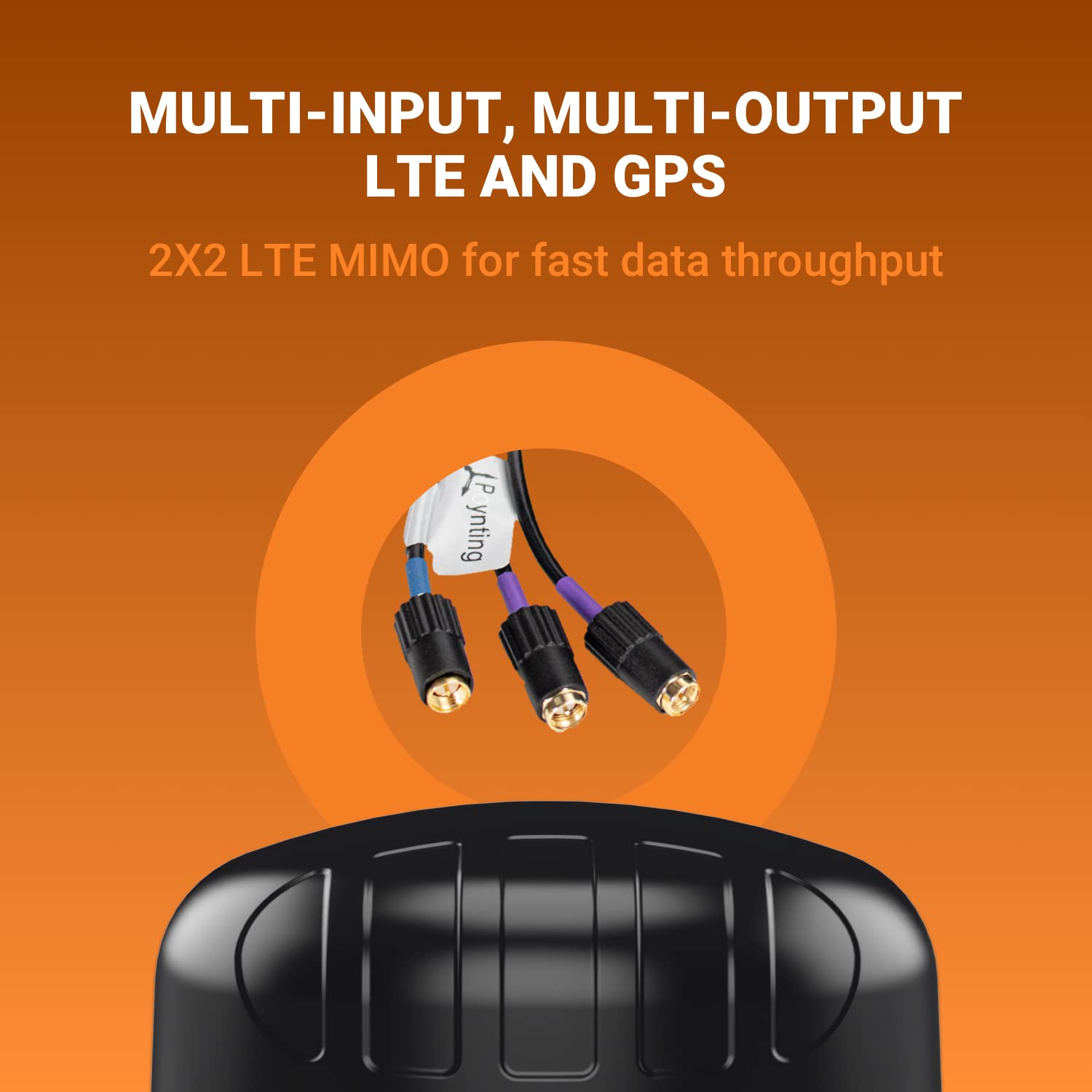 POYNTING Puck-4-3–IN–1 MIMO LTE/GPS/WI-FI Antenna (4.5 dBi)