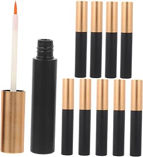 FRCOLOR 10 Pçs Garrafa De Cílios Rímel De Cílios Terrários Rímel Tubo De Rímel De Vidro Transparente Tubo De Rímel Vazio Tubo De Rímel Vazio Frasco De Rímel Recipiente De Cílios