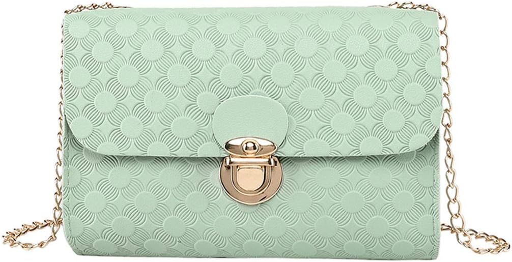 VEMOWWomen Over The Shoulder Bag Fashionable Pearl Pendant Soft Pu Leather Messenger Bag Buckle Lightweight Versatile Messenger & Shoulder Bags