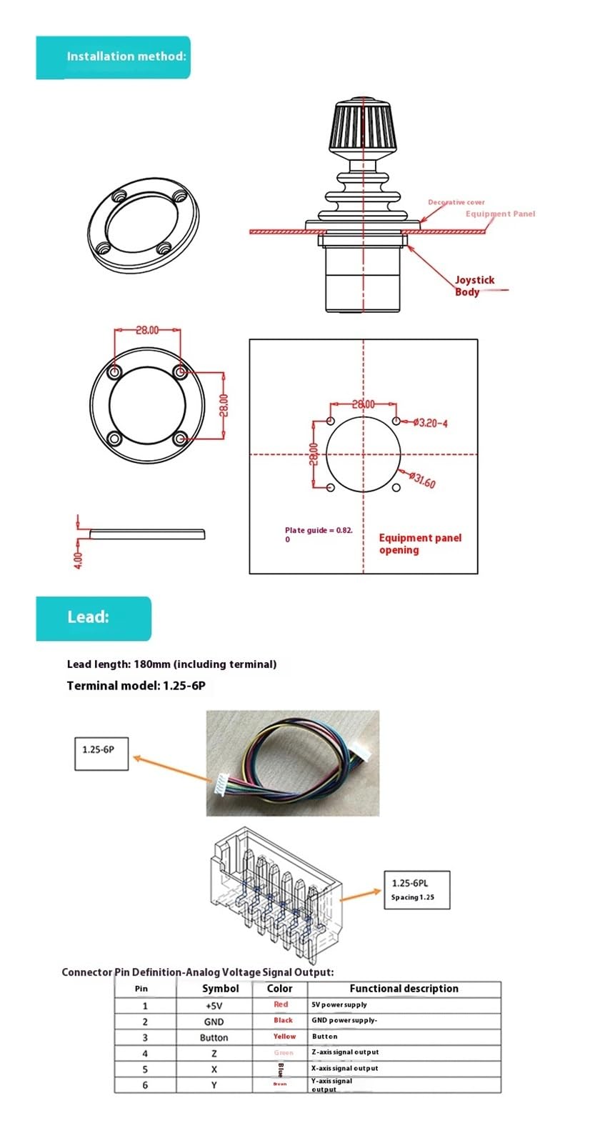 DIKAMAN Joystick, Industrie-Joystick/Hall-Industrie-Wippe/SMC30N(CAN)