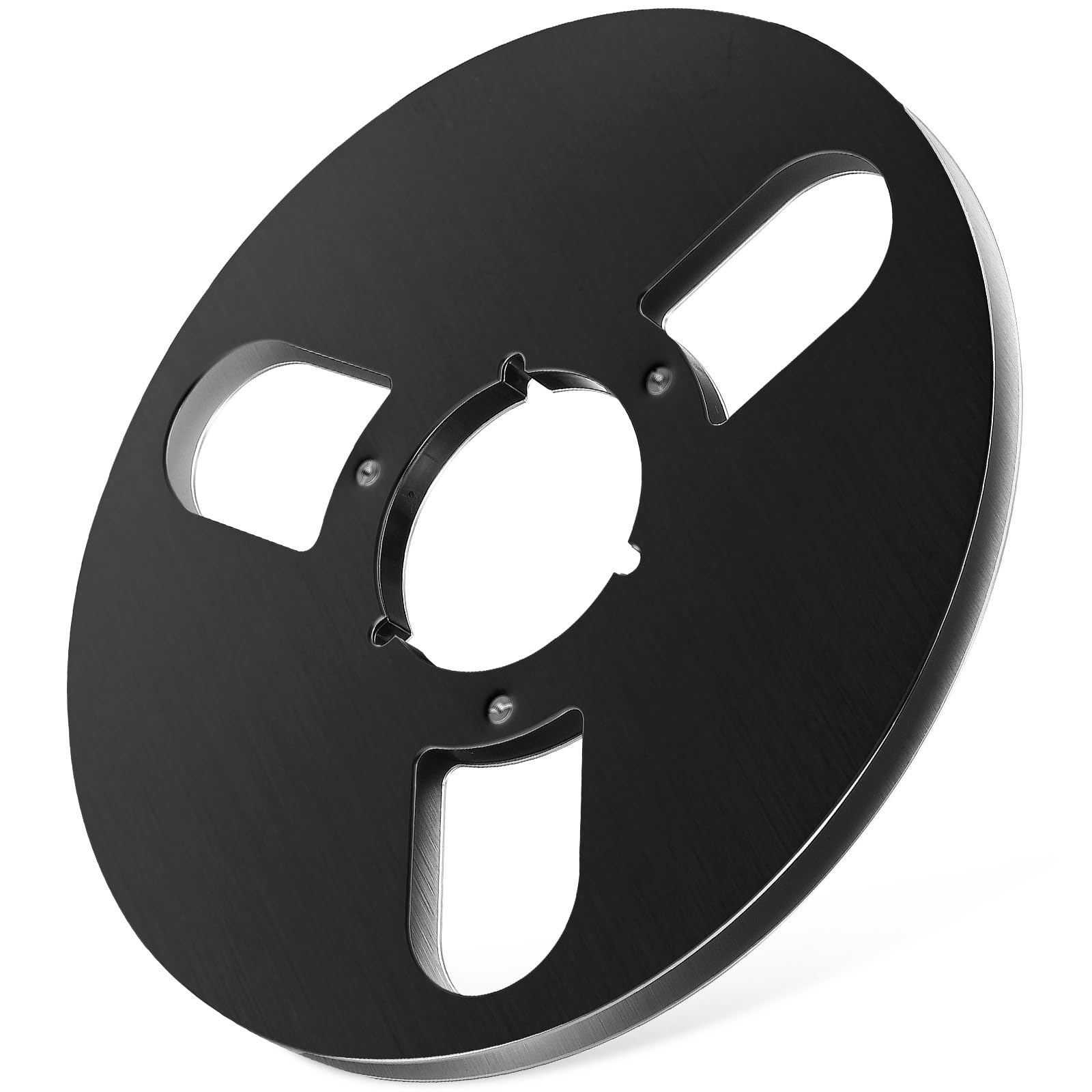 Bobine vide en alliage d'aluminium à triple perforation pour ruban d'enregistreur audio