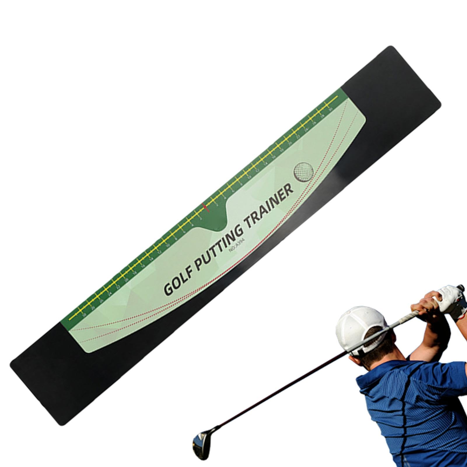 Ayuda de entrenamiento de putting de golf, ayudas de entrenamiento de golf para putter, corrección de postura de movimiento de golf para hombres y mujeres, amantes del golf