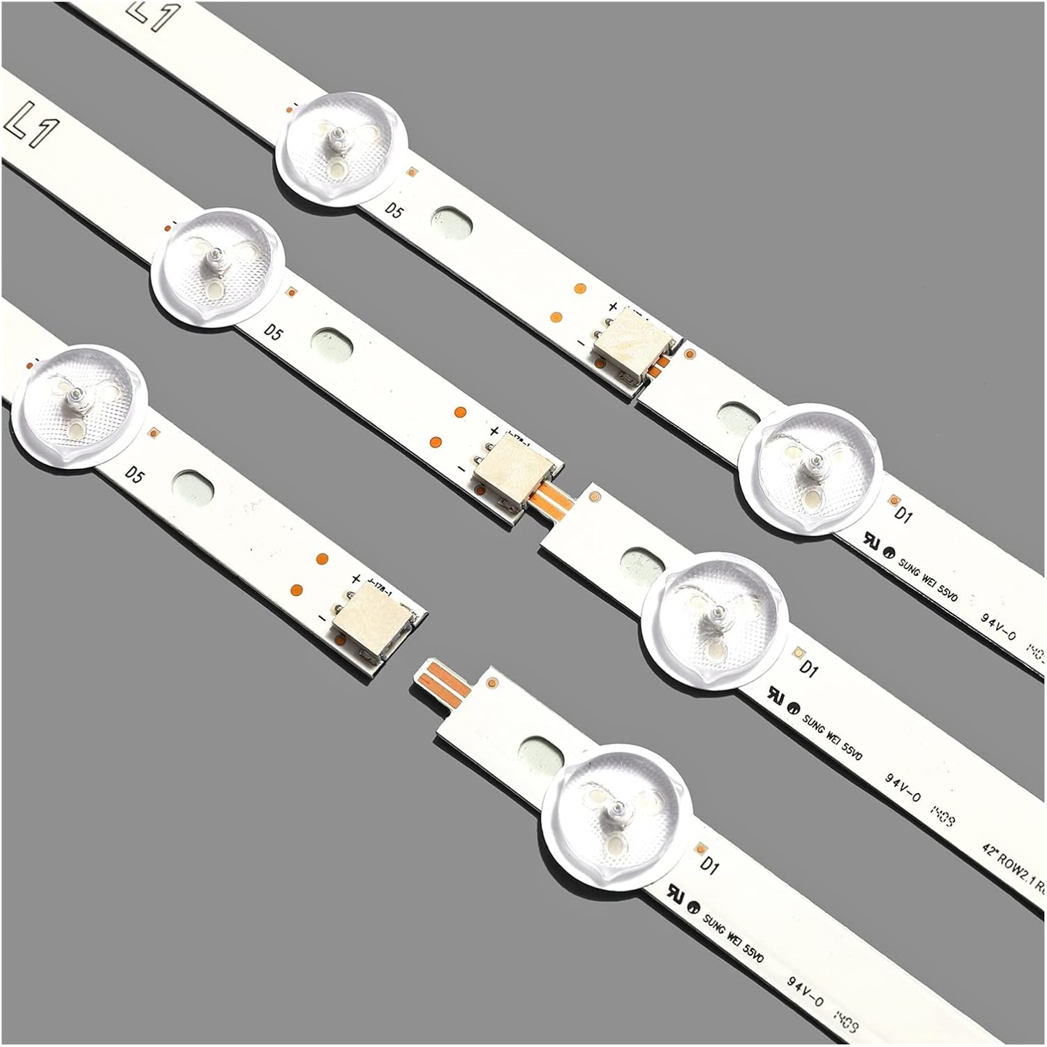 ANAFBRCVK(小さな店) 10. PCS./セットする 導いたバックライトストリップ互換フィット LG 42LN5400 69