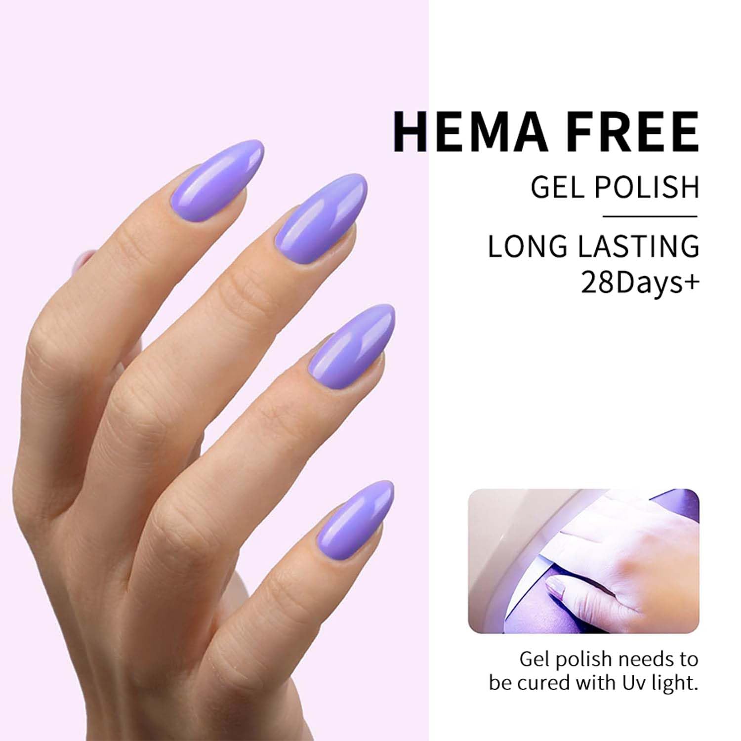 JR Gel Nail Polish Set - Soak-Off UV LED Nail Color