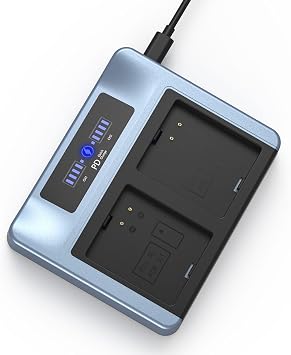 New Upgrade LCD Dual-Screen Display Charger Station for Arlo Pro/pro 2 Battery, Premium Charging Station 18W PD Supports Fast Charging