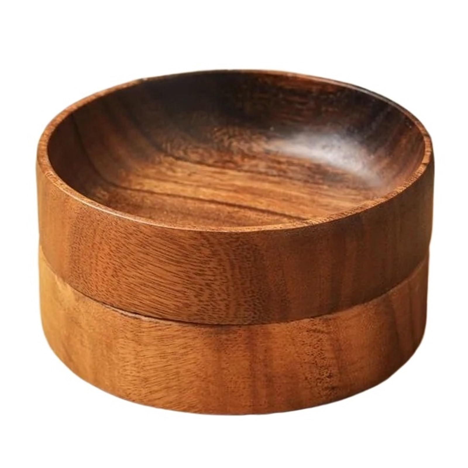Plateau de fruits bois massif saladier assiette collation beige