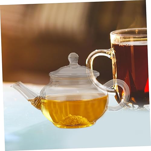 Miniatura 6 de Tea Party - Tetera de vidrio para sala de té, tetera portátil con infusor