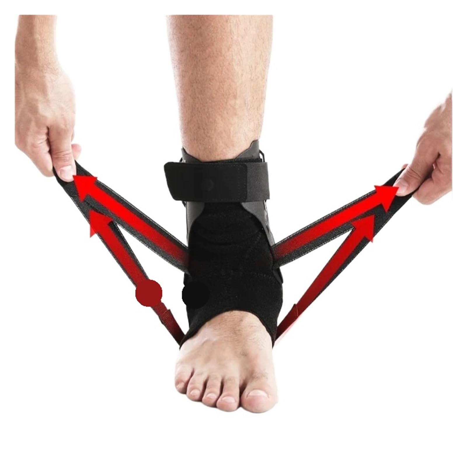 Tobillera for esguince de tobillo, soporte con estabilizadores laterales for hombres y mujeres, férula estabilizadora for recuperación tendinitis Para tobillo