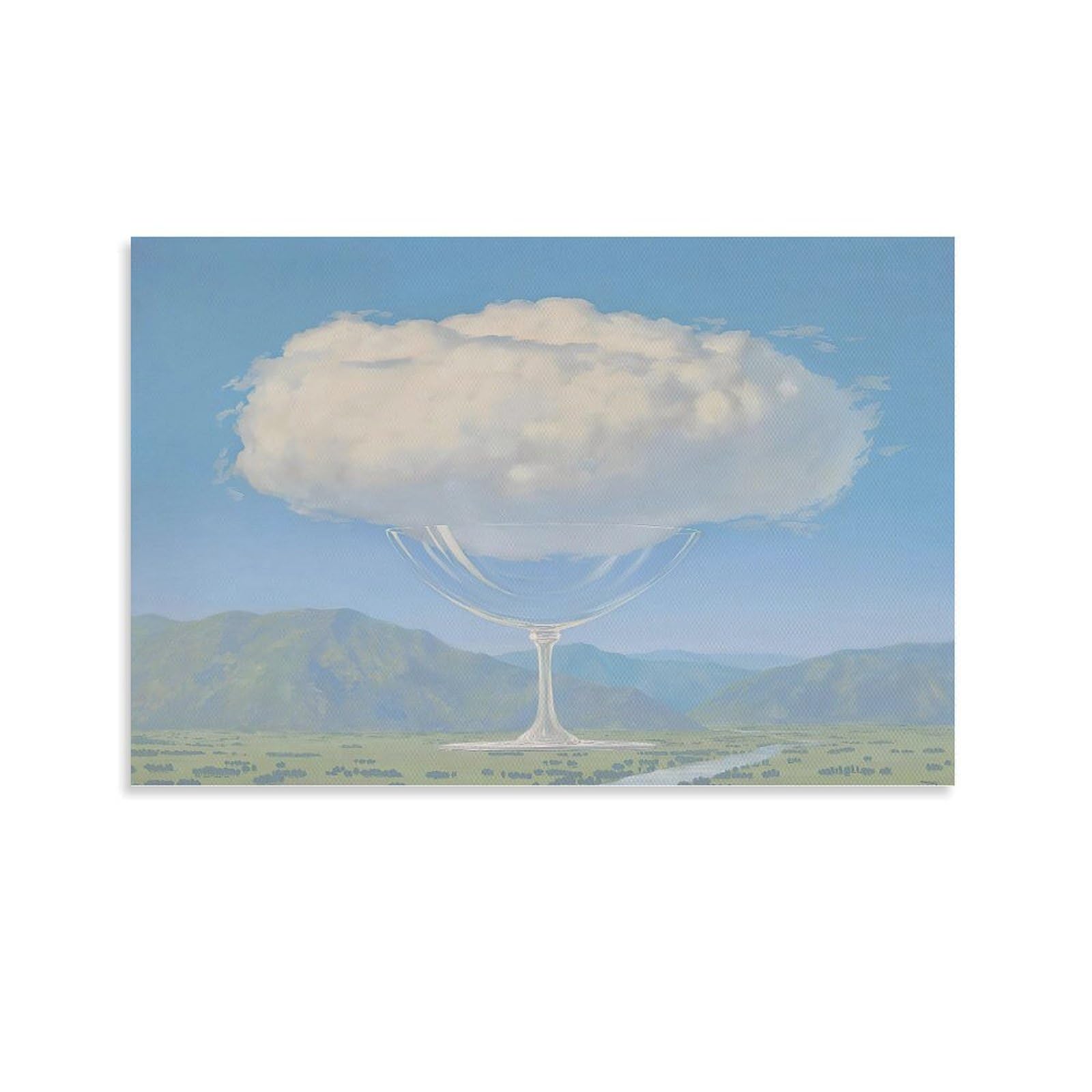 DYHXA The Heartstrings by Rene Magritte Vintage Poster Realism Cubism Renaissance Surrealism Canvas Art Wall Decor Posters Home Bar Restaurant Garage Cafe Logo Gifts 20x30inch(50x75cm)