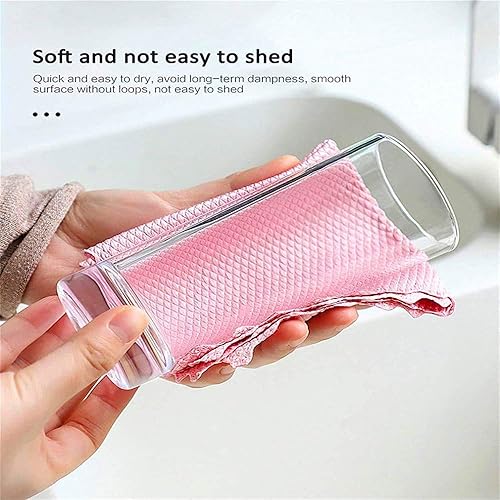 Miniatura 4 de LELEBEAR Paño de limpieza a nanoescala, paños de limpieza milagrosos sin rayas, toalla absorbente reutilizable sin pelusas, utilizado para limpiar