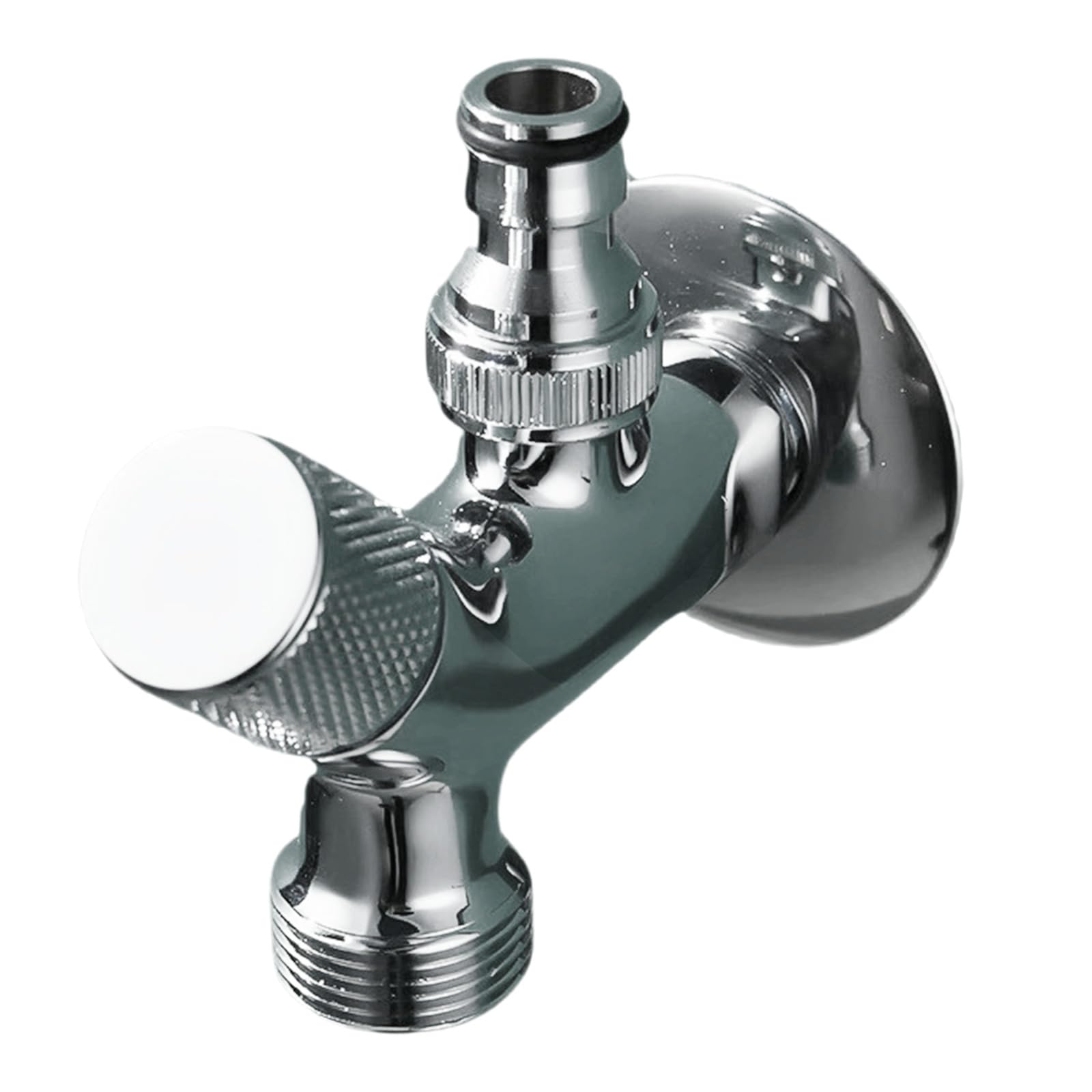 Msioytog F 1 Dual-Outlet 1-Inlet 2-Output Or Bathroom & Kitchen, Corrosion-Resistant Quick-Install Plumbing Adapter Erosion Resistant Brass Angles Valves