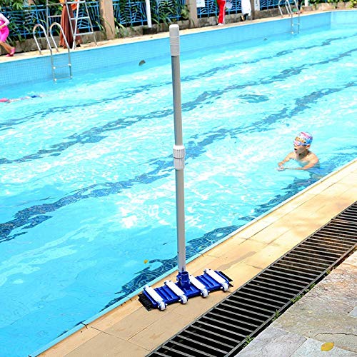 WEAREWE Pool Vacuum Head 14inch with Wheels&Side Brushes Universal Swimming Pool Cleaner, for Inground Pools Cleaning Suction Spa - Image 3