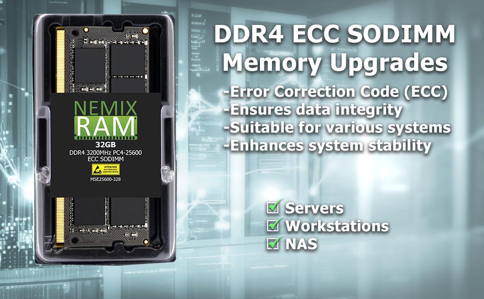 16GB 1X16GB DDR4 2666MHZ PC4-21300 2Rx8 1.2V CL19 260-PIN ECC