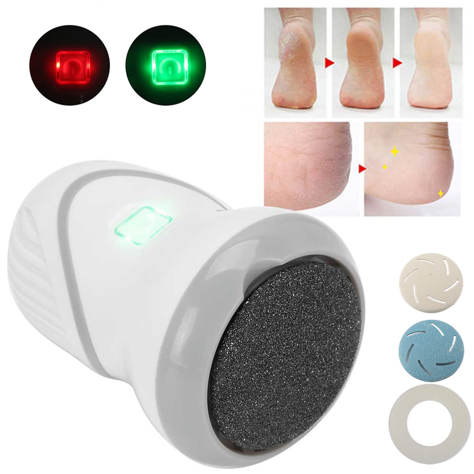 Elektryczna szlifierka do stóp Złuszczający środek do usuwania zrogowaciałego naskórka Narzędzia do pedicure Pielęgnacja stóp Akumulatorowy peeling do stóp Środek do usuwania zrogowaciałego naskórka