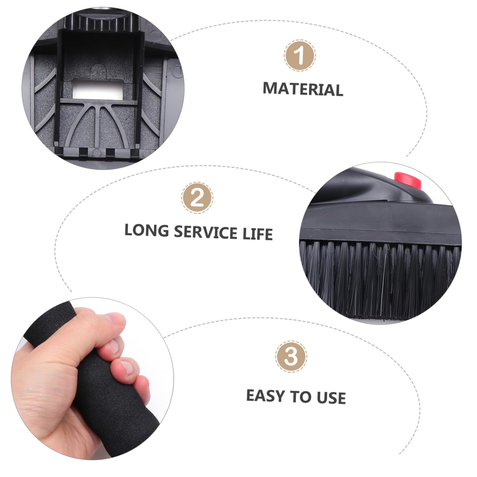 Toyvian Traje De Pala De Nieve para Coche Quitanieves para Coche y Raspador De Hielo para Uso Invierno El Techo