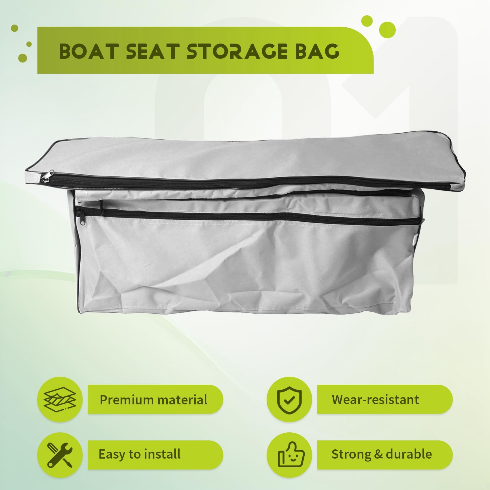 Bolsa de Almacenamiento de Asiento de Inflable de Canoa con CojíN de Asiento Acolchado Bolsa de Asiento Bolsa de Almacenamiento CojíN